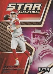 2019 Panini Playoff Star Gazing Patrick Mahomes II #1 card