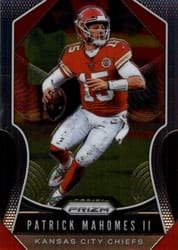 2019 Panini Prizm Base Set Patrick Mahomes II #210 card