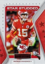 2019 Panini Rookies & Stars Star Studded Patrick Mahomes II #SS-PM card