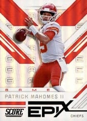 2019 Score Epix Game Patrick Mahomes II #EG-3 card