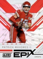 2019 Score Epix Moment Patrick Mahomes II #EM-3 card
