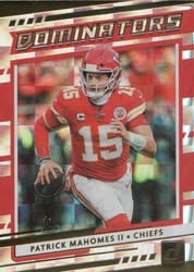 2020 Donruss Dominators Patrick Mahomes II #D-PM card