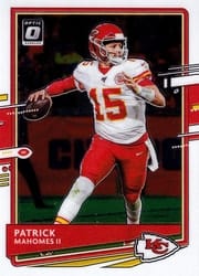 2020 Donruss Optic Base Set Patrick Mahomes II #1 card