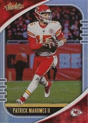 2020 Panini Absolute Base Set Patrick Mahomes II #99 card
