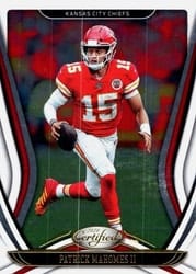 2020 Panini Certified Base Set Patrick Mahomes II #55 card