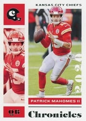 2020 Panini Chronicles Base Set Patrick Mahomes II #47 card