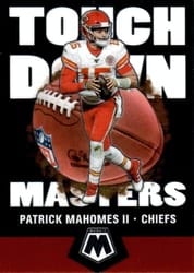 2020 Panini Mosaic Touchdown Masters Patrick Mahomes II #TM8 card