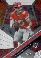 2020 Panini Mosaic Will to Win Patrick Mahomes II #WW1 card