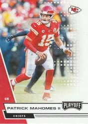 2020 Panini Playoff Base Set Patrick Mahomes II #85 card