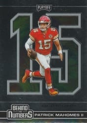 2020 Panini Playoff Behind the Numbers Patrick Mahomes II #BTN-9 card