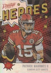 2020 Panini Prestige Heroes Patrick Mahomes II #HE-PM card