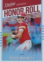 2020 Panini Prestige Honor Roll Patrick Mahomes II #HR-PM card