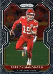 2020 Panini Prizm Base Set Patrick Mahomes II #124 card