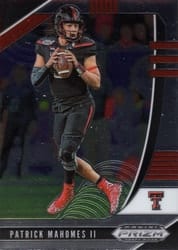 2020 Panini Prizm Draft Picks Base Set Patrick Mahomes II #81 card