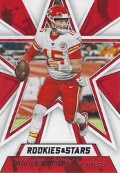 2020 Panini Rookies & Stars Base Set Patrick Mahomes II #40 card