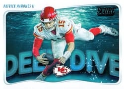 2020 Score Deep Dive Patrick Mahomes II #DD-PM card