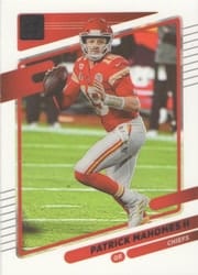 2021 Clearly Donruss Base Set Patrick Mahomes II #21 card