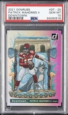 2021 Donruss Downtown Patrick Mahomes II #DT-25 card
