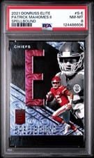 2021 Donruss Elite Spellbound Patrick Mahomes II #S-E card