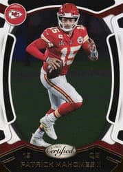 2021 Panini Certified Base Set Patrick Mahomes II #43 card