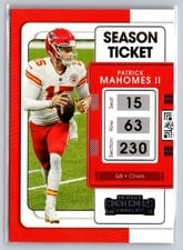 2021 Panini Contenders Patrick Mahomes II #47 card