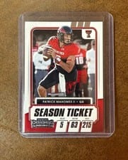 2021 Panini Contenders Draft Picks Patrick Mahomes II Conference Ticket #1 card