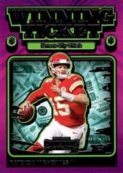 2021 Panini Contenders Winning Ticket Patrick Mahomes II #WT-PMA card