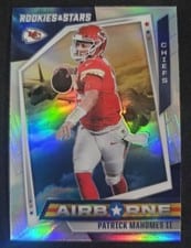 2021 Panini Rookies & Stars Airborne Patrick Mahomes II #AB-2 card
