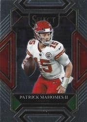 2021 Panini Select Base Set Patrick Mahomes II #202 card