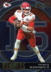 2021 Panini Select Select Numbers Patrick Mahomes II #SN-1 card