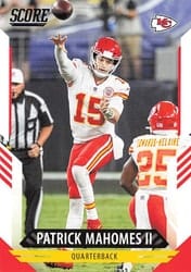2021 Score Base Set Patrick Mahomes II #1 card