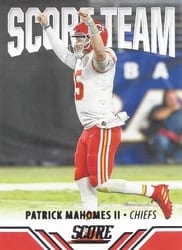 2021 Score Score Team Patrick Mahomes II #ST1 card