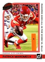 2022 Donruss Highlights Patrick Mahomes II #H-PM card