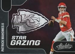 2022 Panini Absolute Star Gazing Patrick Mahomes II #SG-2 card