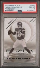 2022 Panini Black White Night Patrick Mahomes II #WN-2 card