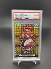 2022 Panini Mosaic Patrick Mahomes II Gold #94 card
