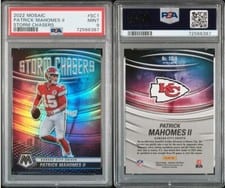 2022 Panini Mosaic Storm Chasers Patrick Mahomes II #SC-1 card