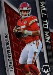 2022 Panini Mosaic Will to Win Patrick Mahomes II #WW-16 card