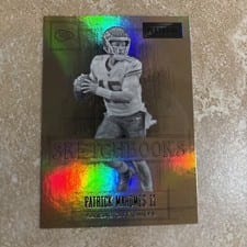 2022 Panini Playbook Sketchbooks Patrick Mahomes II #2 card