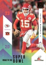 2023 Donruss Road to the Super Bowl Conference Championship Patrick Mahomes II #RTSBCC-PM card