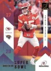 2023 Donruss Road to the Super Bowl Divisional Round Patrick Mahomes II #RTSBD-PM card