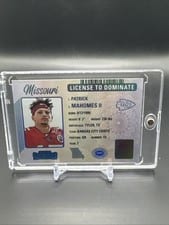 2023 Panini Contenders License to Dominate Patrick Mahomes II #4 card