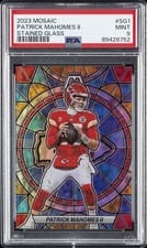 2023 Panini Mosaic Stained Glass Patrick Mahomes II #SG-1 card