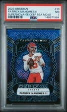 2023 Panini Obsidian Supernova Patrick Mahomes II #10 card