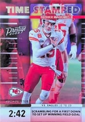 2023 Panini Prestige Time Stamped Patrick Mahomes II #3 card