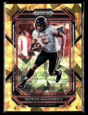 2023 Panini Prizm Draft Picks Patrick Mahomes II #81 card