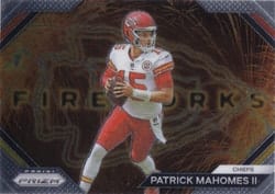 2023 Panini Prizm Fireworks Patrick Mahomes II #2 card