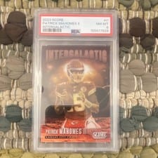 2023 Score Intergalactic Patrick Mahomes II #I-1 card