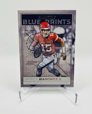 2024 Panini Encore Pinnacle Blue Prints Patrick Mahomes II #7 card