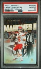 2024 Panini Luminance Names of the Game Patrick Mahomes II #NG-PMS card